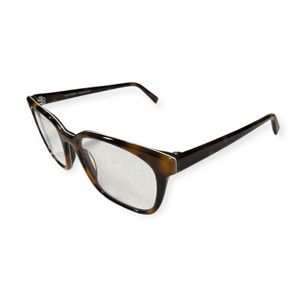 Warby Parker Hughes Eyeglasses Full Rim Frame‎ Tortoise Shell Brown 54-18-145mm